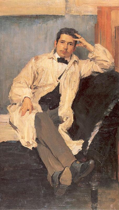 Maliavin, Philip Portrait of the Artist Konstantin Somov Sweden oil painting art